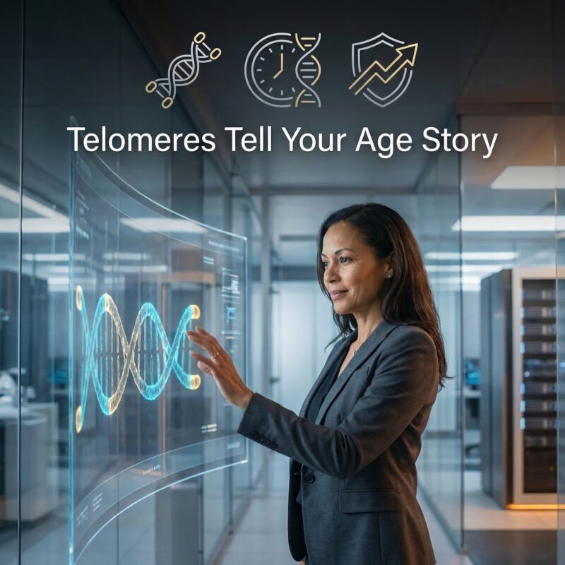Telomere length aging health - DNA caps and biological aging explained