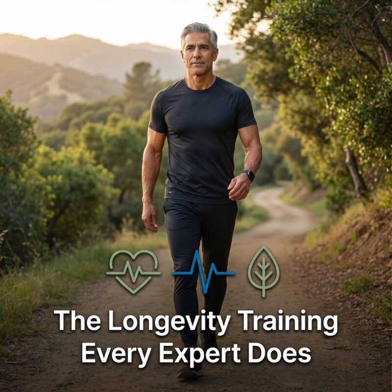 Zone 2 training longevity cardio - low-intensity protocol for healthy aging