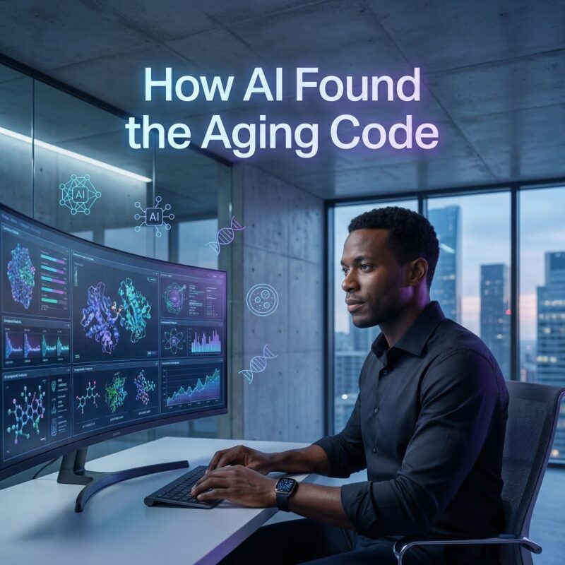 AI drug discovery aging longevity - artificial intelligence molecular analysis