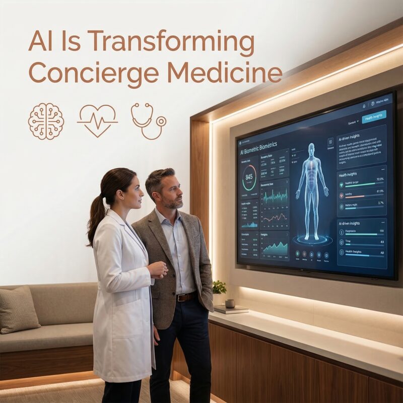 AI technology enhancing concierge medicine patient care and diagnostics